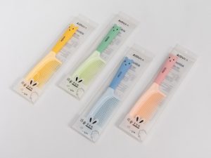 PEINE PARA CABELLO CON MANGO ANTIDESLIZANTE