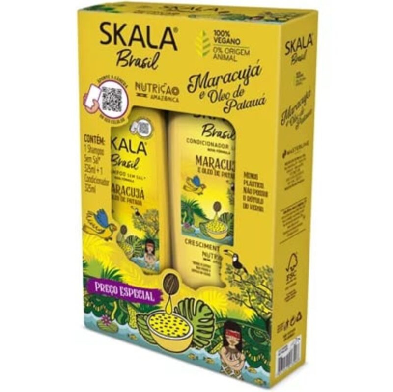 Kit Skala Shampoo + acondicionador Maracuyá y Aceite de Patauá
